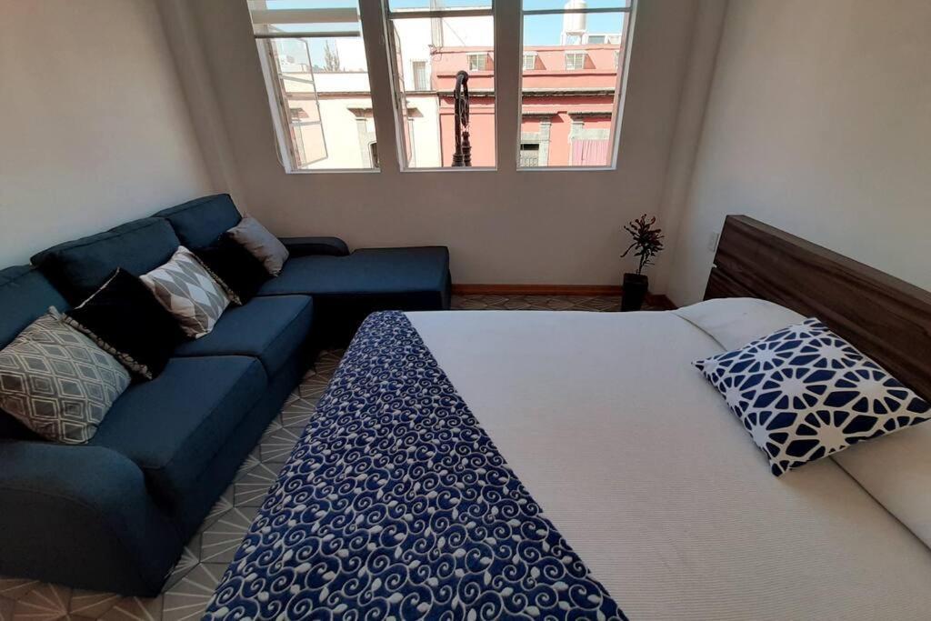 Appartamento 2B Acogedor Y Amplio Depto, Centro Historico Cdmx Città del Messico Esterno foto